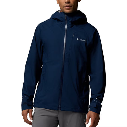 Columbia Men's Trailborne 2.5L Rain Shell Collegiate Navy