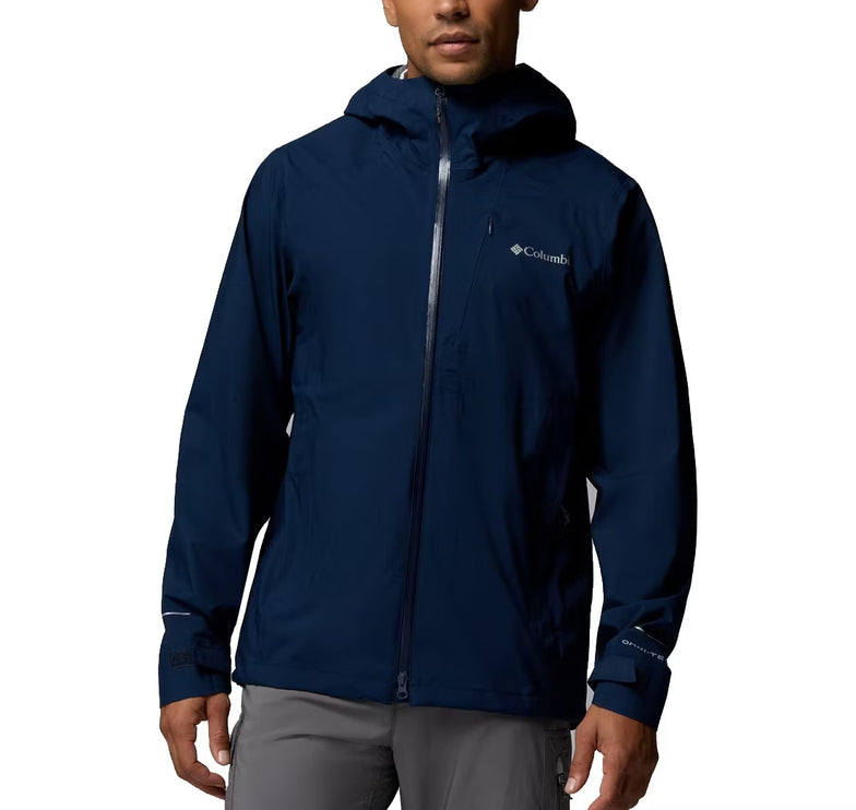Columbia Men's Trailborne 2.5L Rain Shell Collegiate Navy