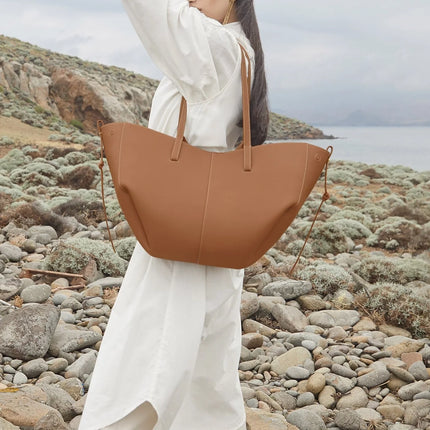 Polène Women's Cyme Edition Textured Sea Camel