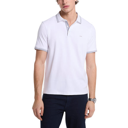 Michael Kors Men's Greenwich Cotton Polo Shirt White
