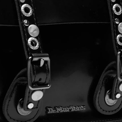 Dr. Martens 7 Inch Studded Lather Satchel Black