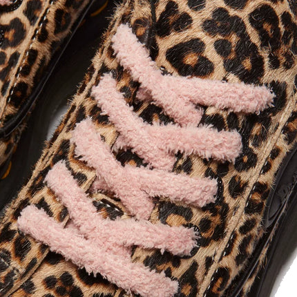 Dr. Martens Women's Buzz 5 Eye Leopard Shoes Light Tan