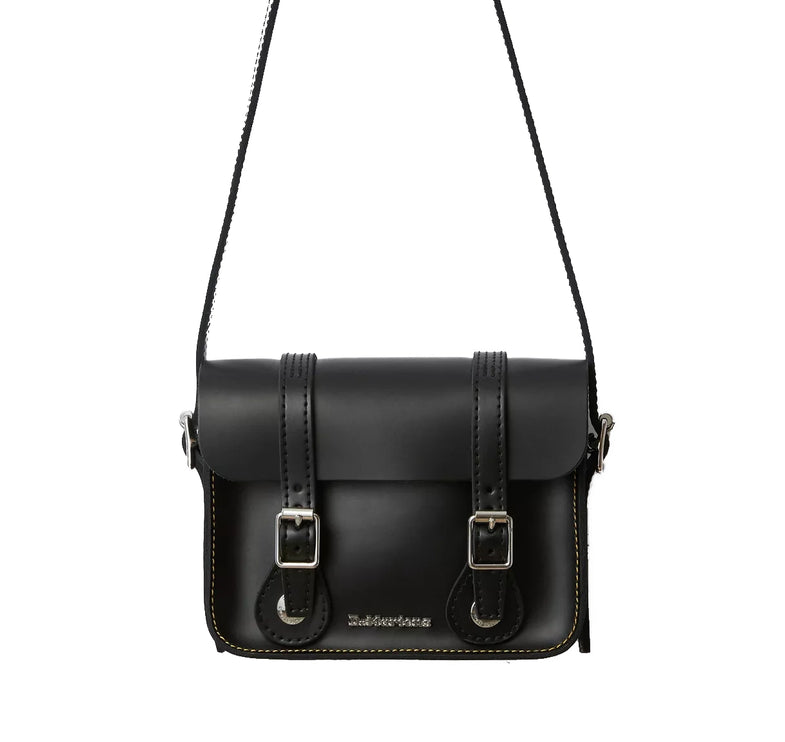 Dr. Martens 7 Inch Leather Crossbody Bag Black