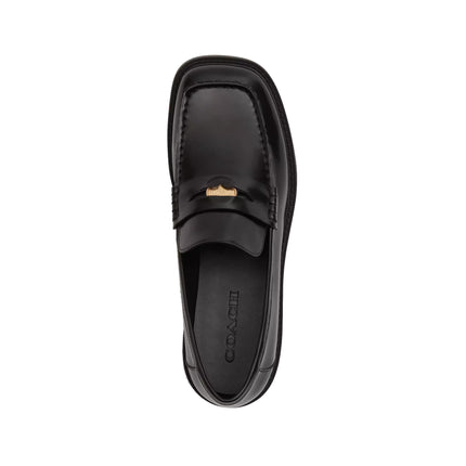 Coach Women's Square Toe Loafer Black