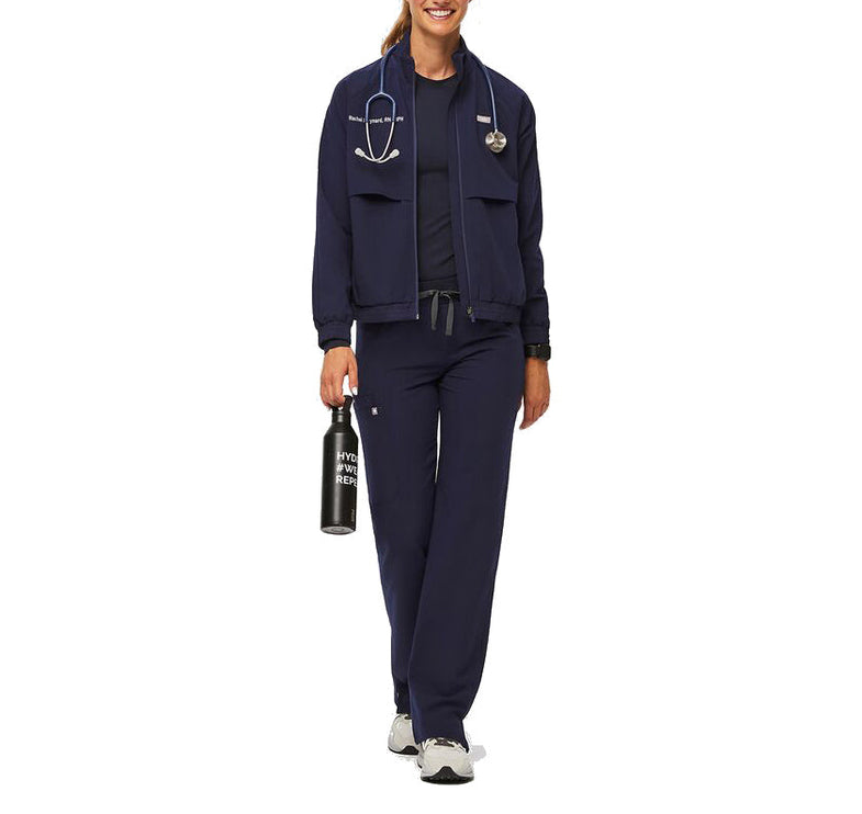 FIGS Women's Kade Cargo Scrub Pants Navy
