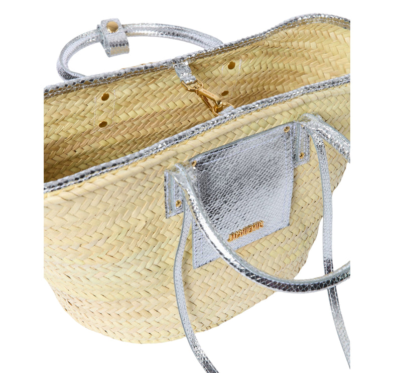 Jacquemus Women's The Soli Basket Silver