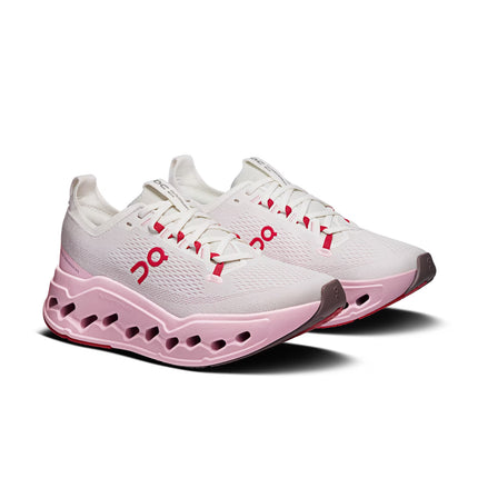 ON Women's Cloudsurfer Max Ivory/Peony