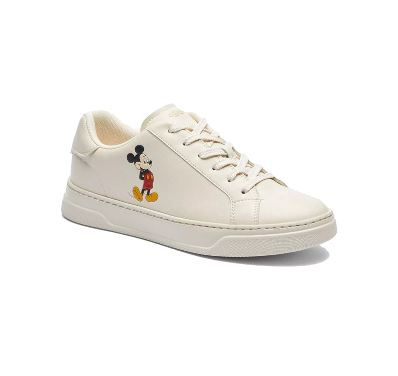 Coach Women's Disney X Coach High Line Sneaker With Mickey Mouse Chalk Multi