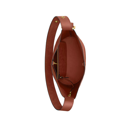 Coach Women's Bleecker Bucket Bag Suede/Brass/Clay