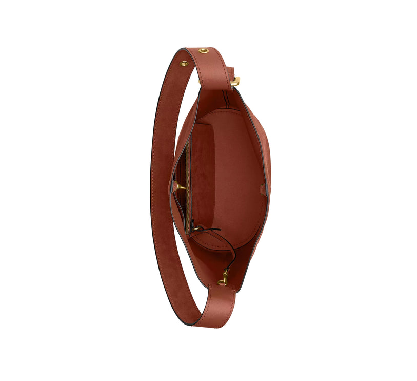 Coach Women's Bleecker Bucket Bag Suede/Brass/Clay