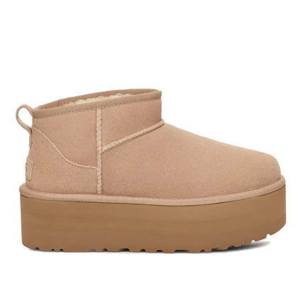 UGG Classic Ultra Mini Platform çocuk botu, bej (sand) süet