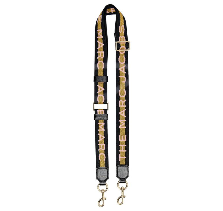 Marc Jacobs The Logo Webbing Strap Slim New Pink Multi - Hemen Kargoda