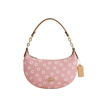 Coach Women's Mini Payton Bag With Floral Print Gold/Pink Multi