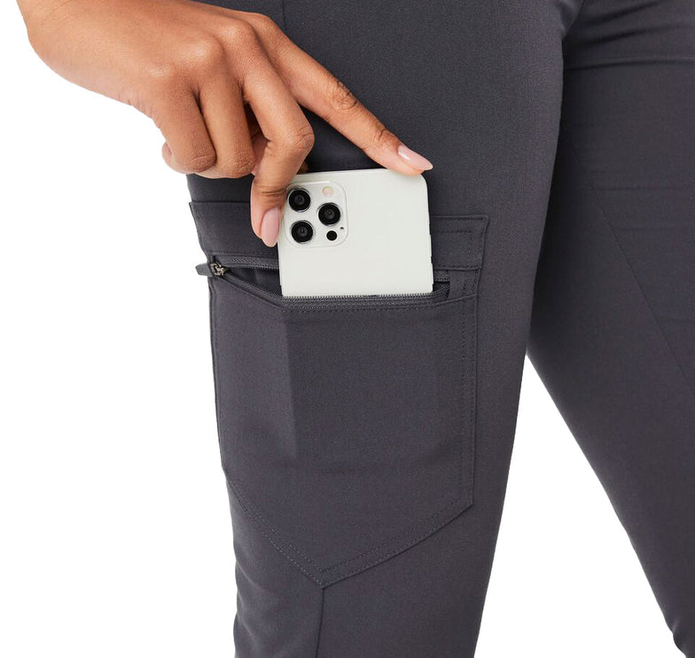 FIGS Women's Zamora Jogger Scrub Pants Charcoal