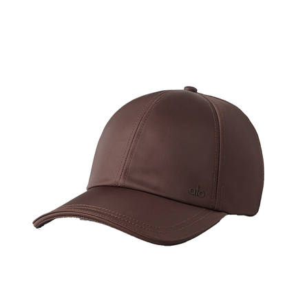 alo Unisex Satin Off-Duty Cap - Brownstone