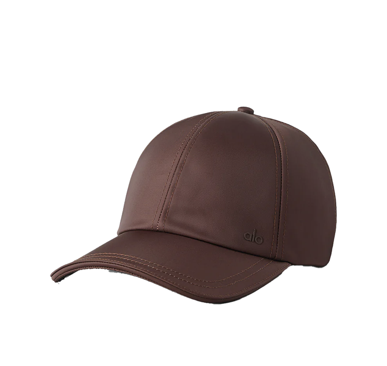 alo Unisex Satin Off-Duty Cap - Brownstone