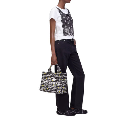 Marc Jacobs Women's Trompe L'Oeil Eyelet Slim Tee