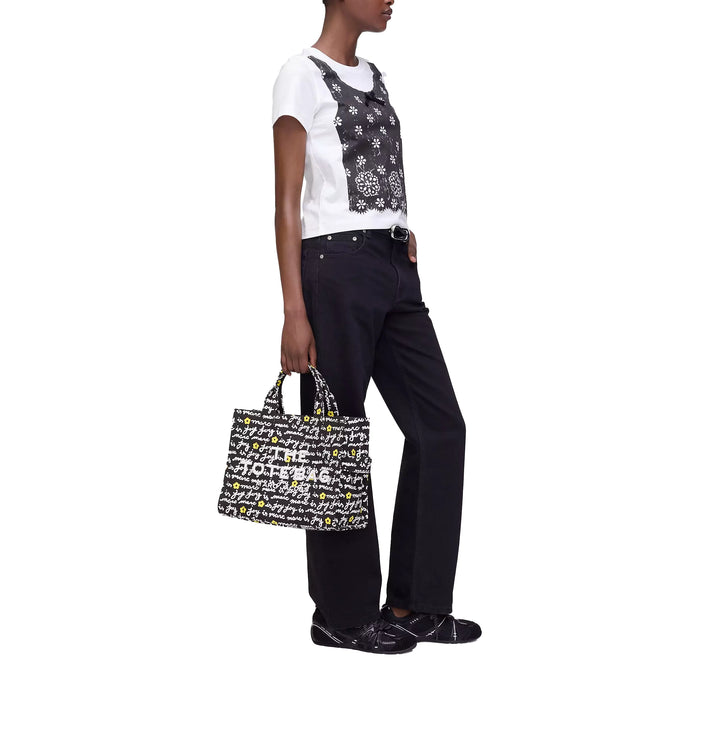 Marc Jacobs Women's Trompe L'Oeil Eyelet Slim Tee