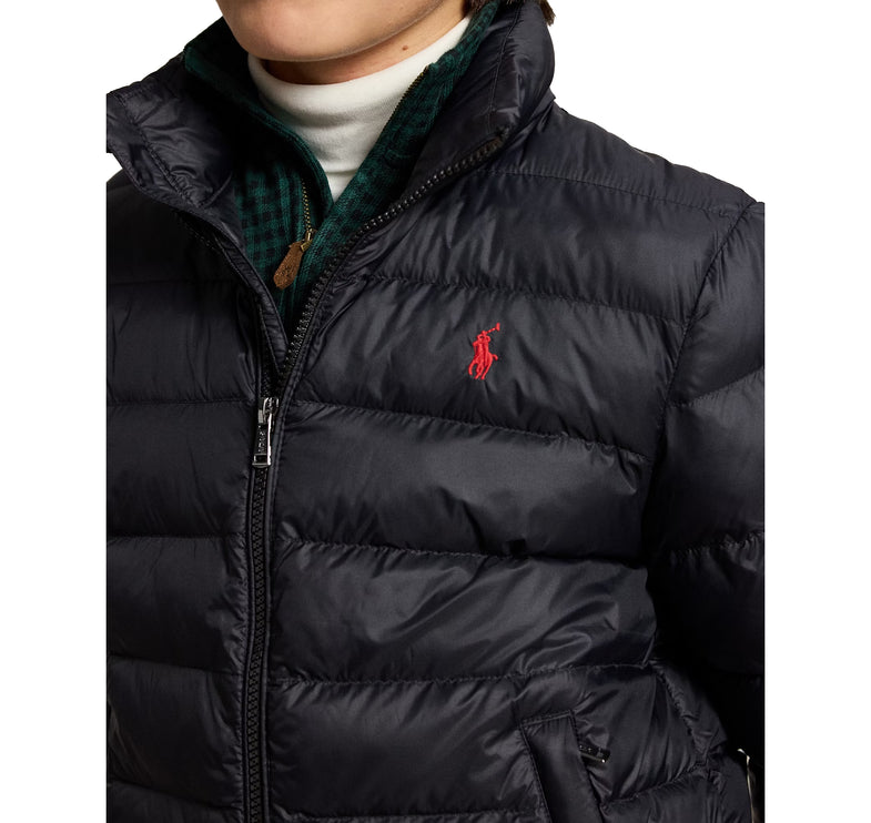 Polo Ralph Lauren Boy's The Colden Packable Quilted Jacket Polo Black
