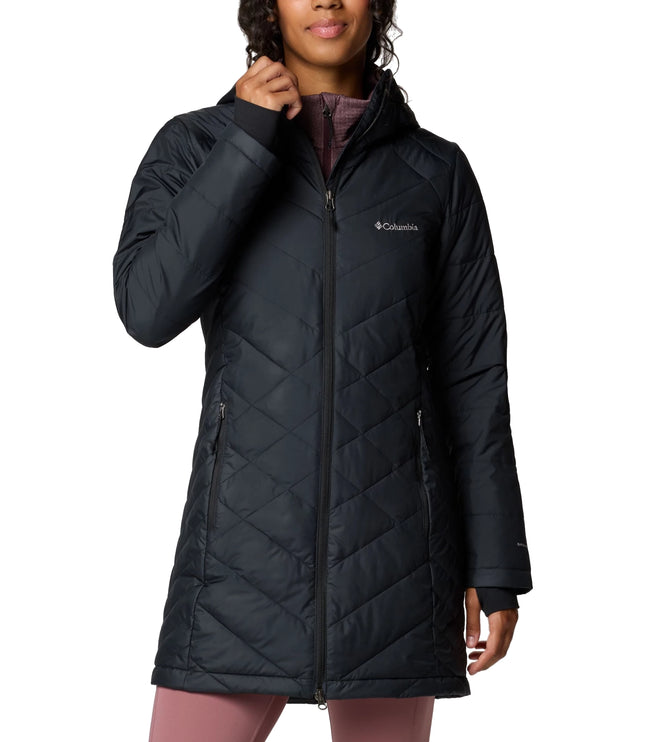 Columbia Women's Heavenly Long Hooded Jacket Black