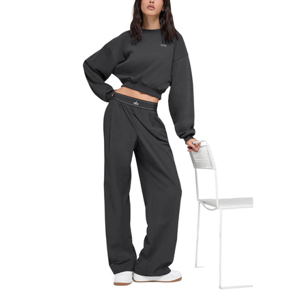 alo Women's Suit Up Trouser (Long) Anthracite