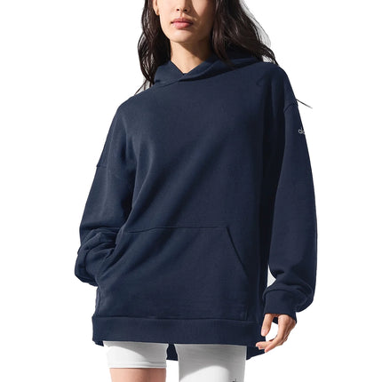 alo Women's Chill Hoodie Navy