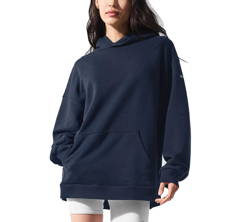 alo Women's Chill Hoodie Navy