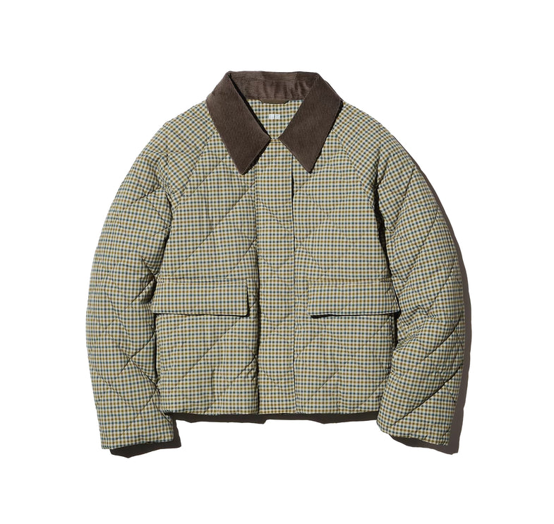Uniqlo Women's Padded Utility Short Jacket | Pattern 34 Brown