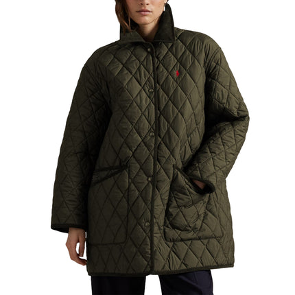 Polo Ralph Lauren Women's Quilted Barn Jacket Ranger Green