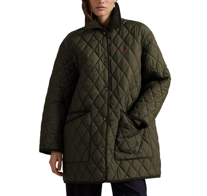 Polo Ralph Lauren Women's Quilted Barn Jacket Ranger Green