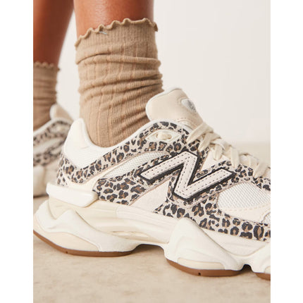 New Balance 9060 Beige Brown with Leopard Print U9060ALP