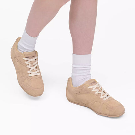 Marc Jacobs Women's The Suede 72 Spring Sneaker Sand