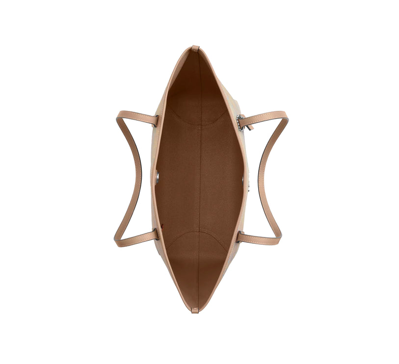 Coach Women's City Tote Bag In Rainbow Signature Canvas Silver