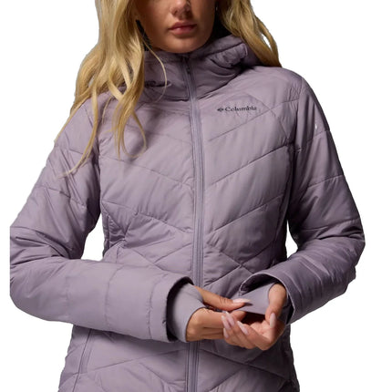 Columbia Women's Heavenly Hooded Jacket Shale Purple