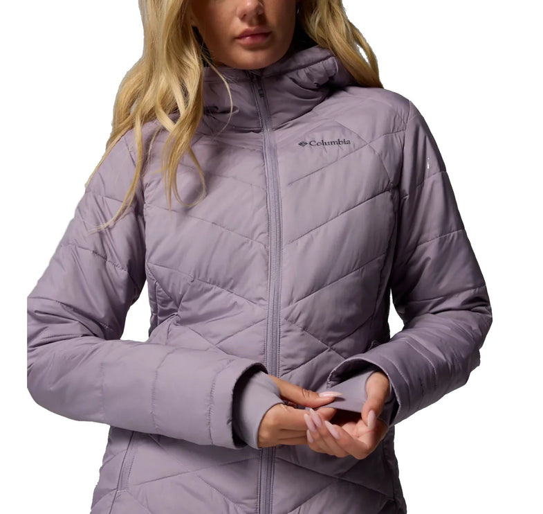 Columbia Women's Heavenly Hooded Jacket Shale Purple