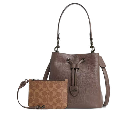 Coach Women's Rowan Bucket Bag Qb/Dark Stone