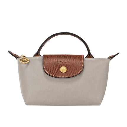 Longchamp Women's Le Pliage Original Pouch With Handle Pebble