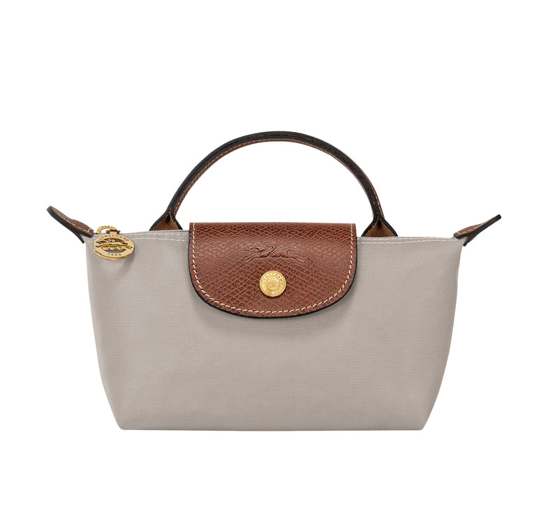 Longchamp Women's Le Pliage Original Pouch With Handle Pebble
