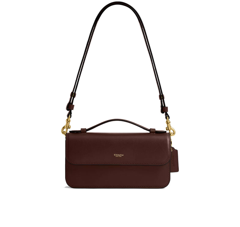 Coach Women's Elora Top Handle Crossbody Bag Brass/Maple