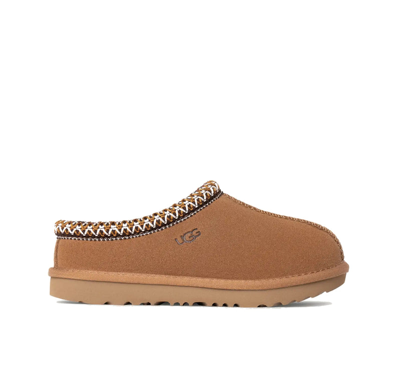 UGG Tasman II çocuk terliği, kahverengi (chestnut) süet