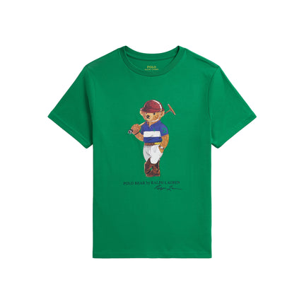 Polo Ralph Lauren Boy's Polo Bear Cotton Jersey Tee Cruise Green