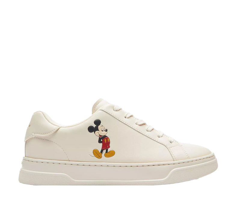 Coach Women's Disney X Coach High Line Sneaker With Mickey Mouse Chalk Multi