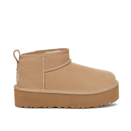 UGG Classic Ultra Mini Platform çocuk botu, bej (sand) süet