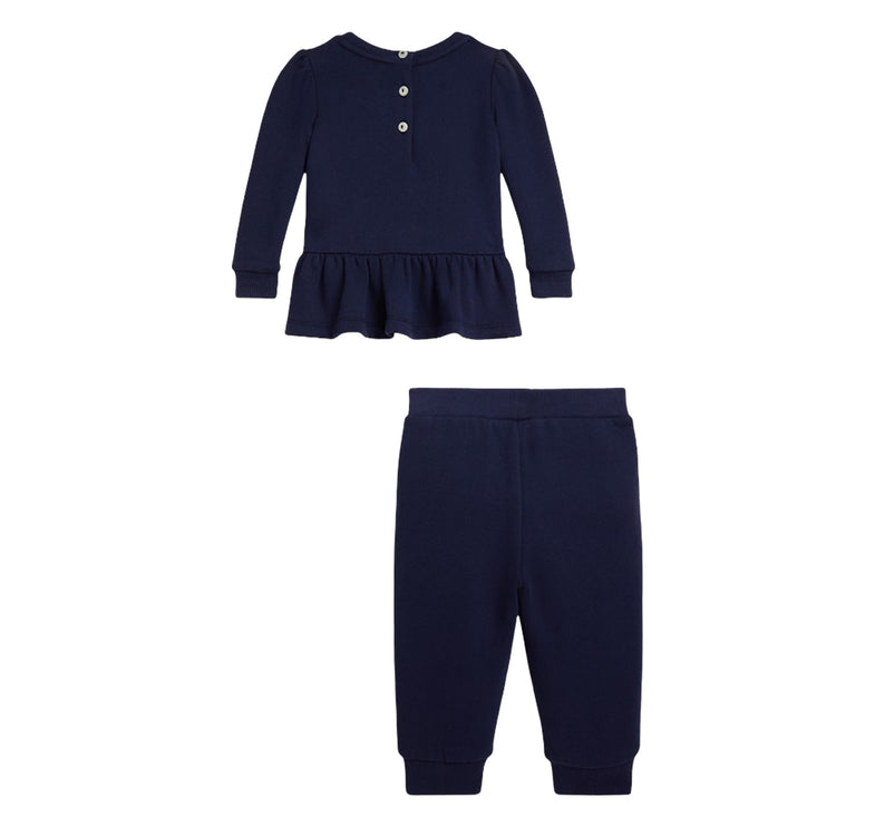 Polo Ralph Lauren Baby Polo Bear Fleece Sweatshirt & Pant Set Refined Navy