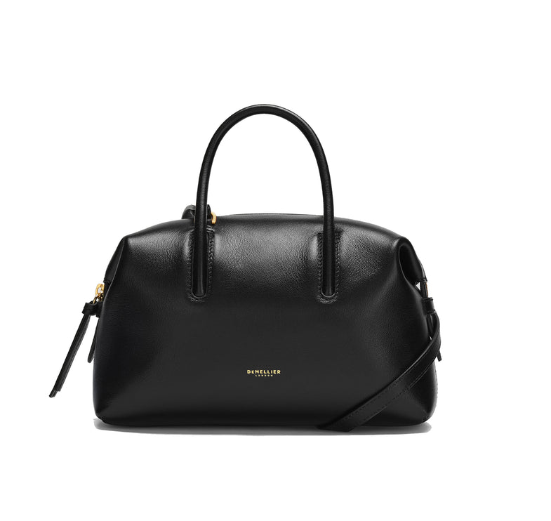 DeMellier London Women's The Small Stockholm Black Fine Grain