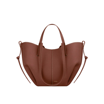 Polène Women's Cyme Mini Edition Textured Cognac