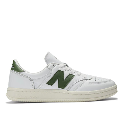 New Balance T500 White with Dark Alpine Green CT500CLC