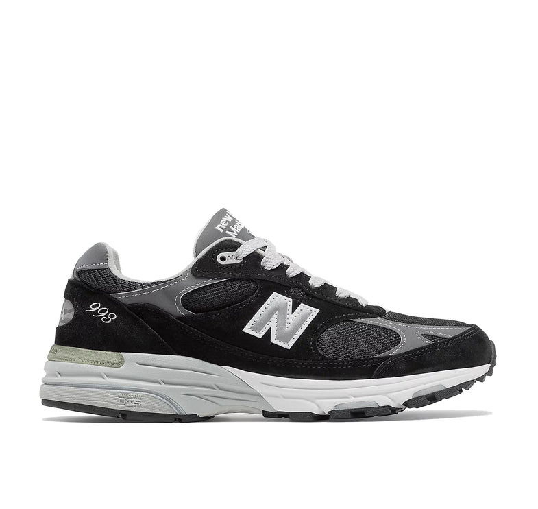 New Balance Women's Made in USA 993 Black with Grey and White WR993BK