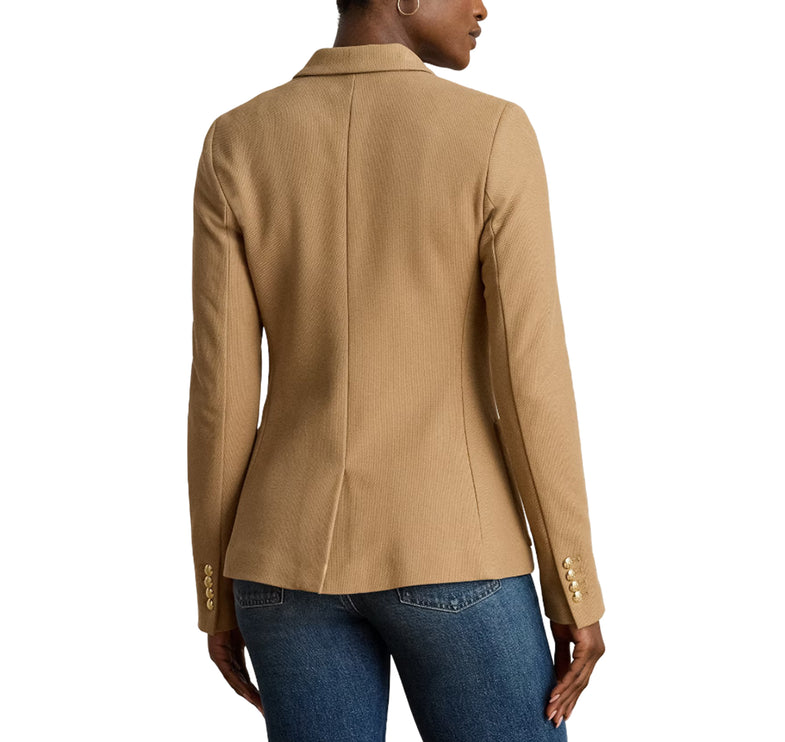 Polo Ralph Lauren Women's Bullion Jacquard Blazer Classic Camel