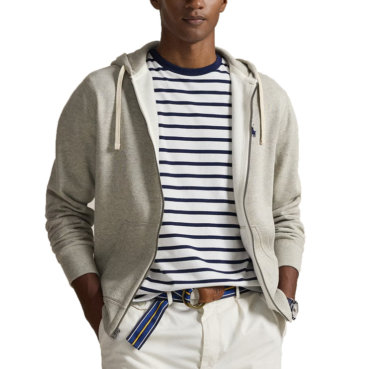 Polo Ralph Lauren Men's Fleece Full-Zip Hoodie Light Sport Heather